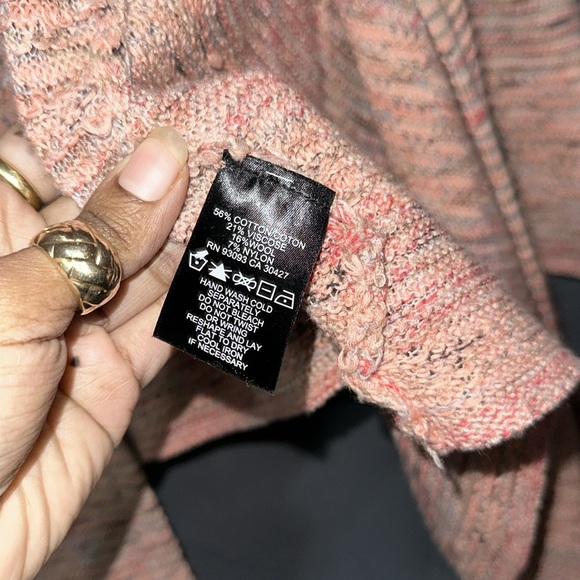 Asymmetric drape open front cardigan - Picture 5 of 7